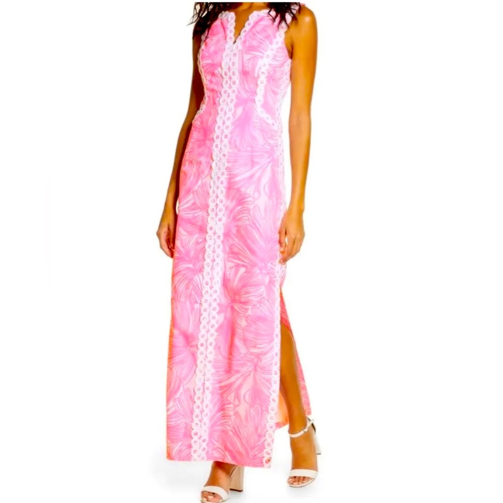 LILLY PULITZER DAISE MAXI DRESS NWT FRONDS PLACE